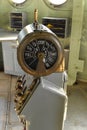Antique Ship Control Telegraph in USS North Carolina Royalty Free Stock Photo