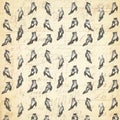 Antique Shoes Pattern Background Royalty Free Stock Photo