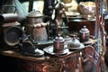 An antique shop in the historic center of Ioannina, Epirus