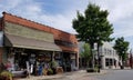 Cityscape - Antique Shops - Ellijay Georgia Town Square Royalty Free Stock Photo