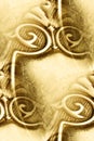 Antique silver design abstract Royalty Free Stock Photo