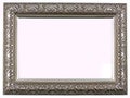 Antique silver picture frame