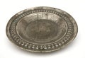 Antique silver plate Royalty Free Stock Photo