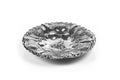 Antique silver plate decorative Royalty Free Stock Photo