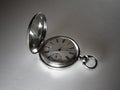 Antique silver pocket watch Royalty Free Stock Photo