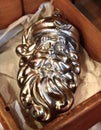 Antique Silver Santa