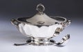 Antique Silver Soup Tureen.