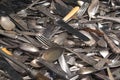 Antique Silverware Royalty Free Stock Photo