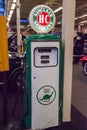 Antique Sinclair HC Gasoline pump displayed at the Muscle Car City museum