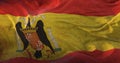 Antique spanish flag of Franco or francoist Royalty Free Stock Photo
