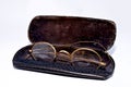 Antique spectacles black case