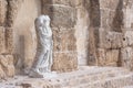 Antique statue in National Park, Caesarea, Israel