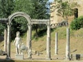 Antique statue in Villa Adriana, Tivoli Rome Royalty Free Stock Photo