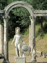 Antique statue in Villa Adriana, Tivoli Rome Royalty Free Stock Photo