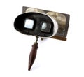 Antique Stereoscope with Card Royalty Free Stock Photo