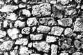 Antique stone wall. Old bricks background. Royalty Free Stock Photo