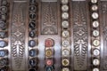 Antique store silver cash register buttons