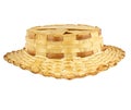 Antique straw hat Royalty Free Stock Photo