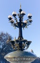 Antique Street Lamp - Central Park, New York Royalty Free Stock Photo