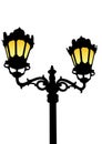 Antique street lamp