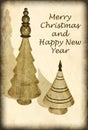 Antique Style Christmas Card