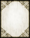 Antique Style Paper/ Lace Corners