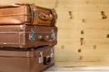 Antique suitcases