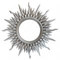 Antique sun metal frame Royalty Free Stock Photo