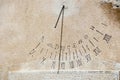 Antique Sundial Royalty Free Stock Photo