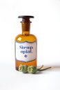 Antique Syrop Opiat Bottle