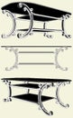 Antique Table Vector 04