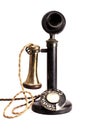 Antique telephone. Royalty Free Stock Photo