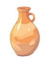 An antique terracotta amphora, a symbol of ancient cultures