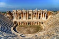 Antique theater Greco-Roman amphitheater Hierapolis, Pamukkale, Royalty Free Stock Photo