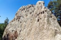 Antique Thracian Sanctuary Eagle Rocks near town of Ardino, Bulgaria Royalty Free Stock Photo