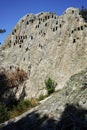 Antique Thracian Sanctuary Eagle Rocks near town of Ardino, Bulgaria Royalty Free Stock Photo