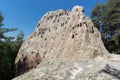 Antique Thracian Sanctuary Eagle Rocks near town of Ardino, Bulgaria Royalty Free Stock Photo