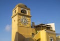 Antique tower clock in Capri Island, Italy Royalty Free Stock Photo