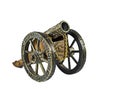 Antique Toy Cannon Royalty Free Stock Photo