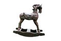 Antique toy rocking horse Royalty Free Stock Photo