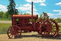 Antique tractor