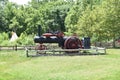 Antique Tractor at Deanna Rose Children`s Farmstead, Overland Park, Kansas Royalty Free Stock Photo