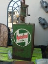 An Antique tractor oil pump