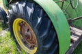 Antique tractor tire