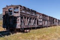 Antique Train Cattle and Livestock Car Royalty Free Stock Photo