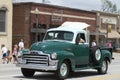 Antique Truck in a parade in small town America