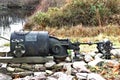 Antique turbine waterwheels  19 century usa Royalty Free Stock Photo