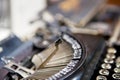 Antique type writer Royalty Free Stock Photo