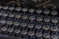 Antique type writer Royalty Free Stock Photo