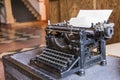 Antique type writer Royalty Free Stock Photo